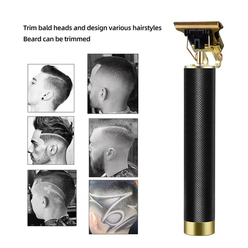 Portable Electric Hair Clippers T-blade For Men's Hair Beard Trimmer